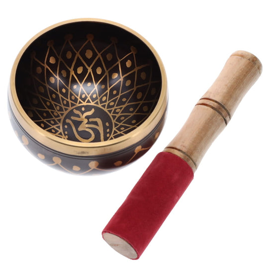 Brass Flower of Life Tibetan Singing Bowl 11cm