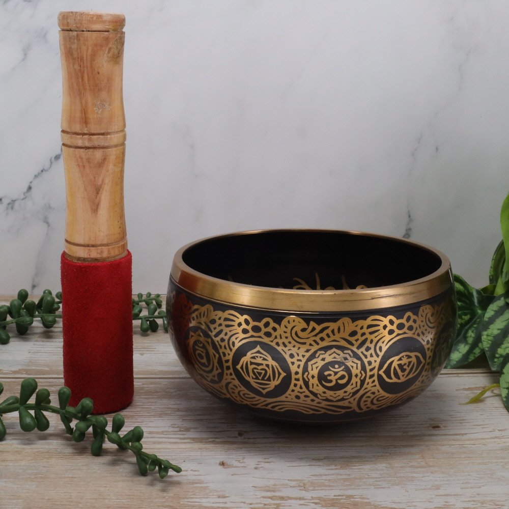 Tree Of Life Chakra Tibetan Singing Bowl 12cm