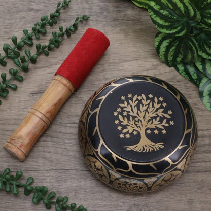 Brass Buddha Tibetan Singing Bowl 12cm