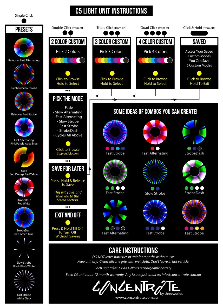 Fusion Contact LED Staff