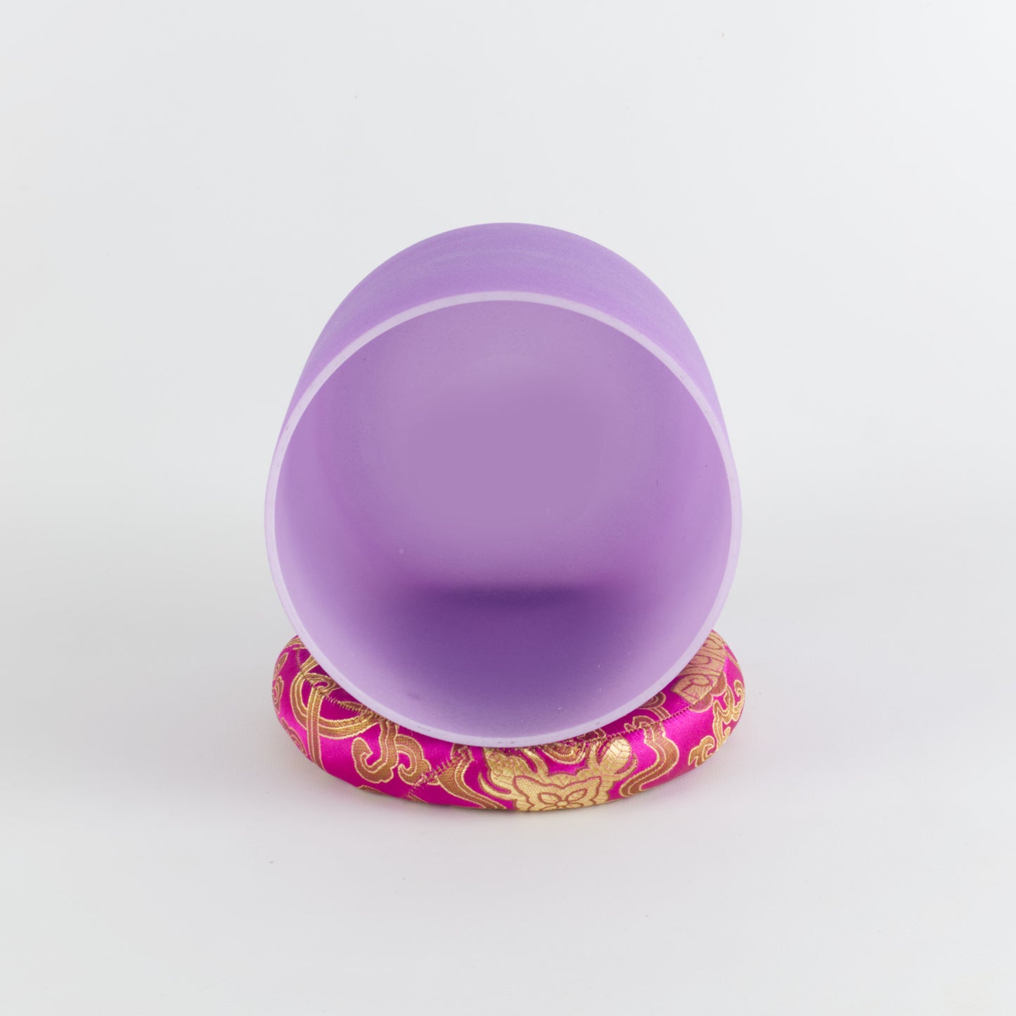 Cosmic Crystal Singing Bowl - 6" B Lavender