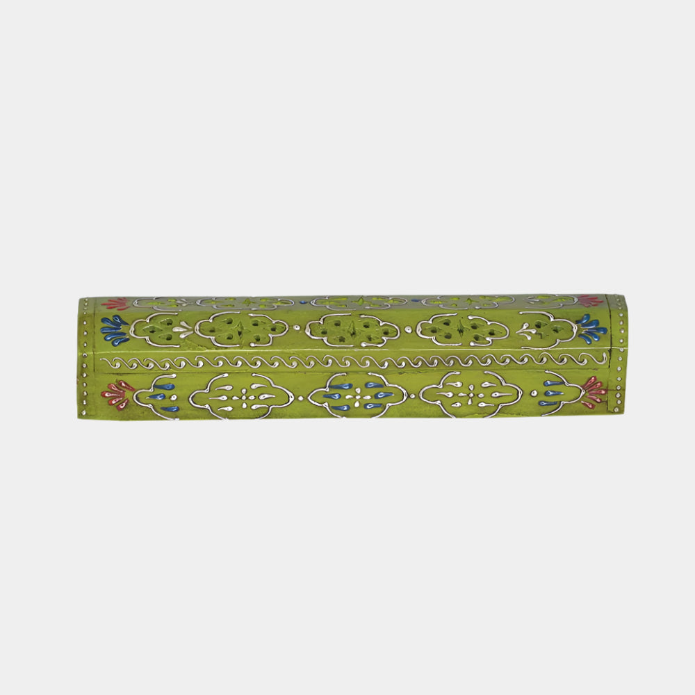 Painted Wooden Incense Holder Box