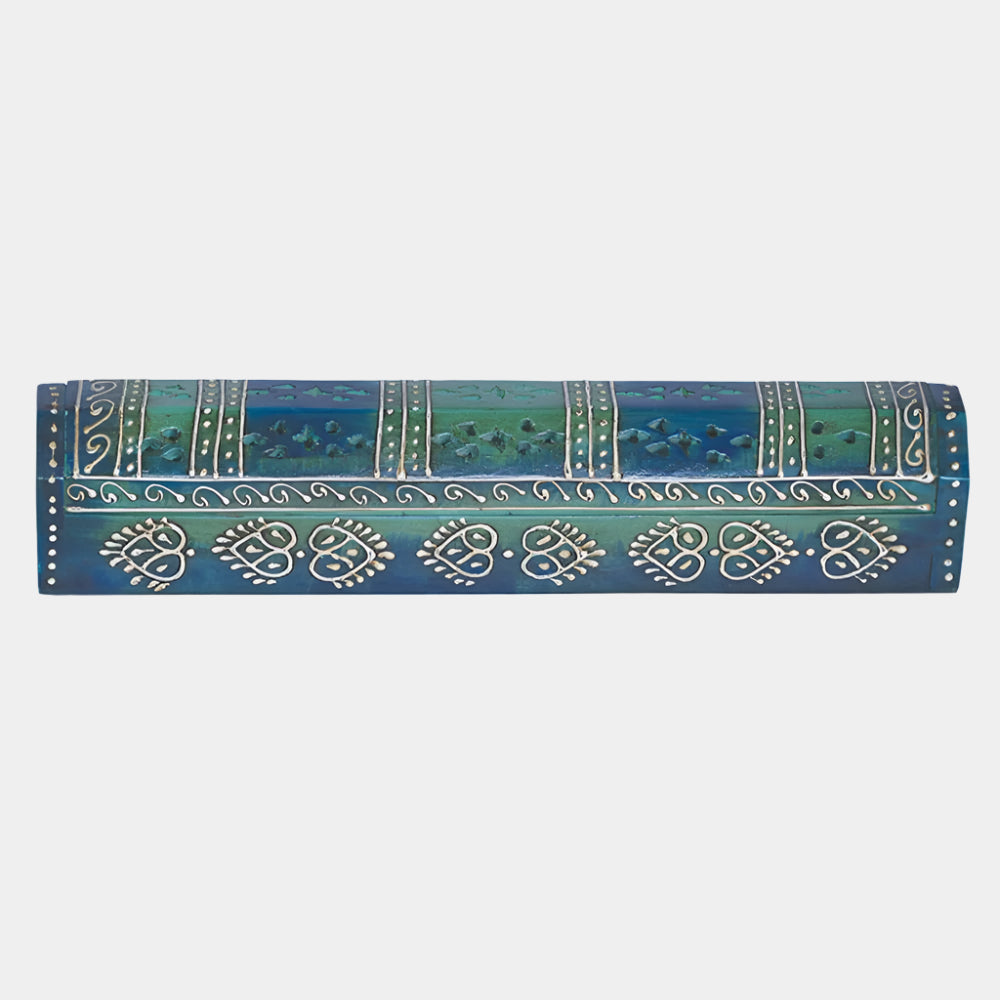 Painted Wooden Incense Holder Box