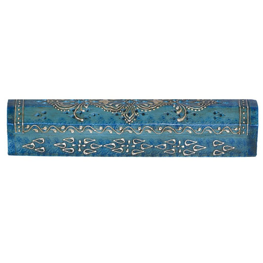 Painted Wooden Incense Holder Box