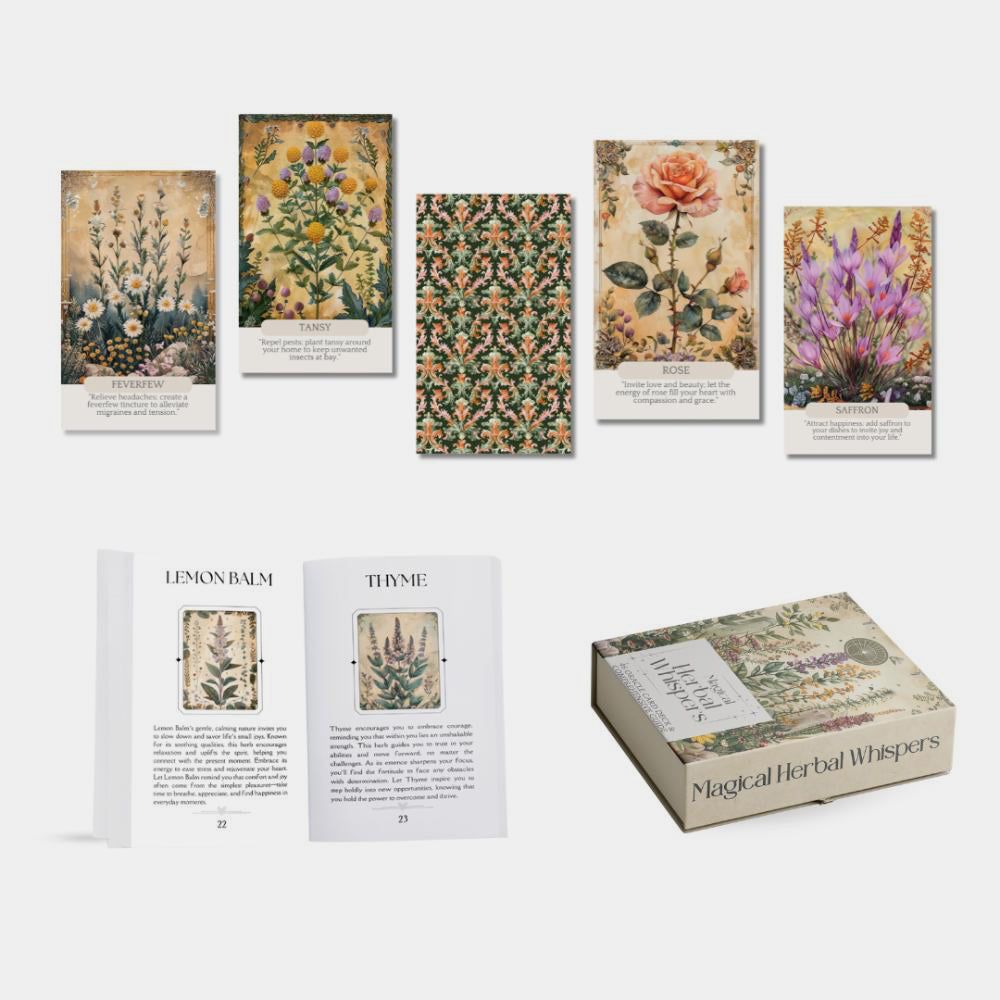 Magical Herbal Whispers Oracle Cards