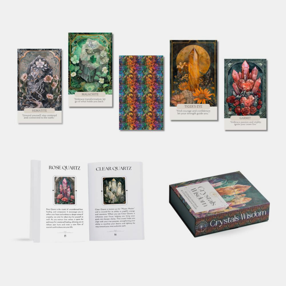 Crystals Wisdom Oracle Cards