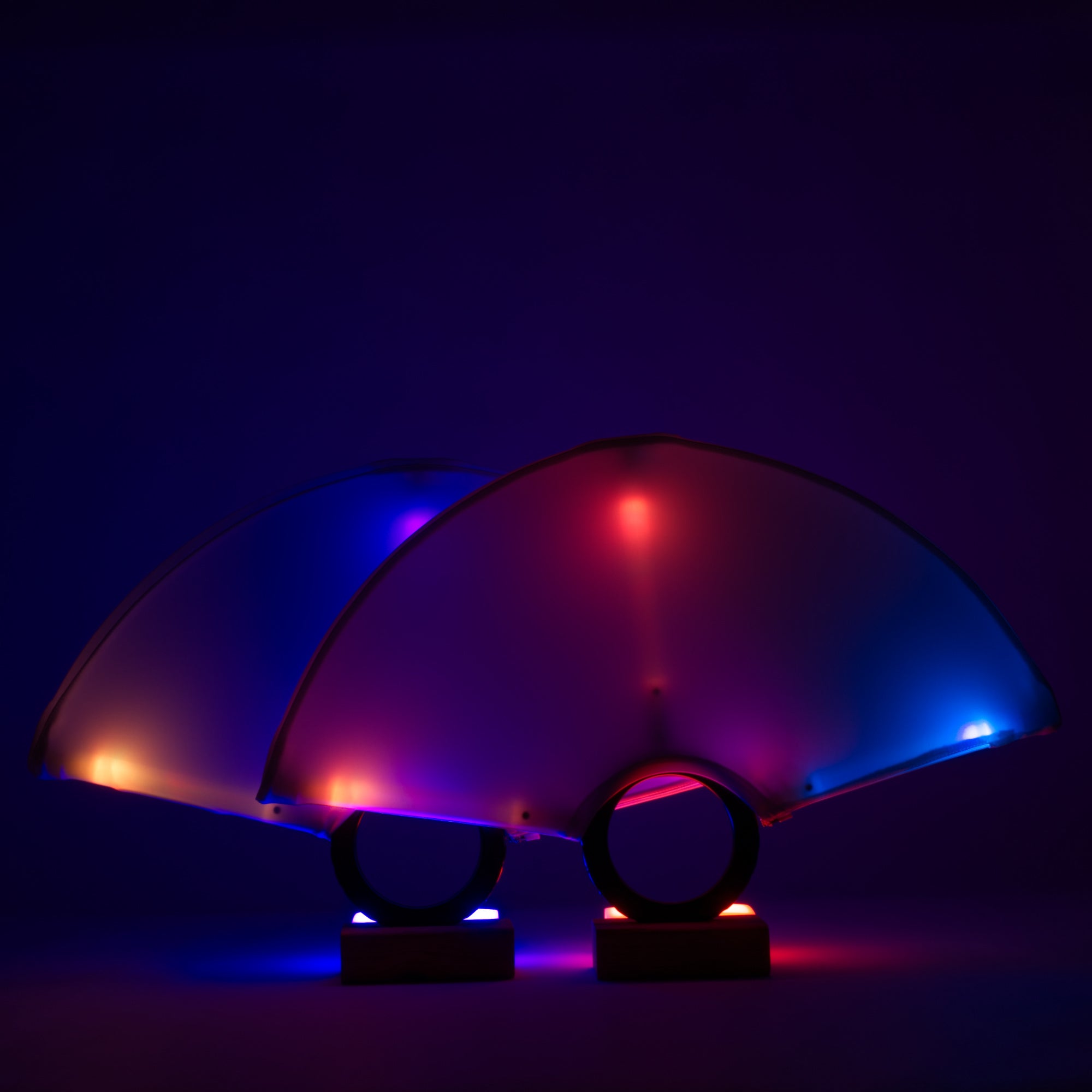 Halo LED Fans - Pair