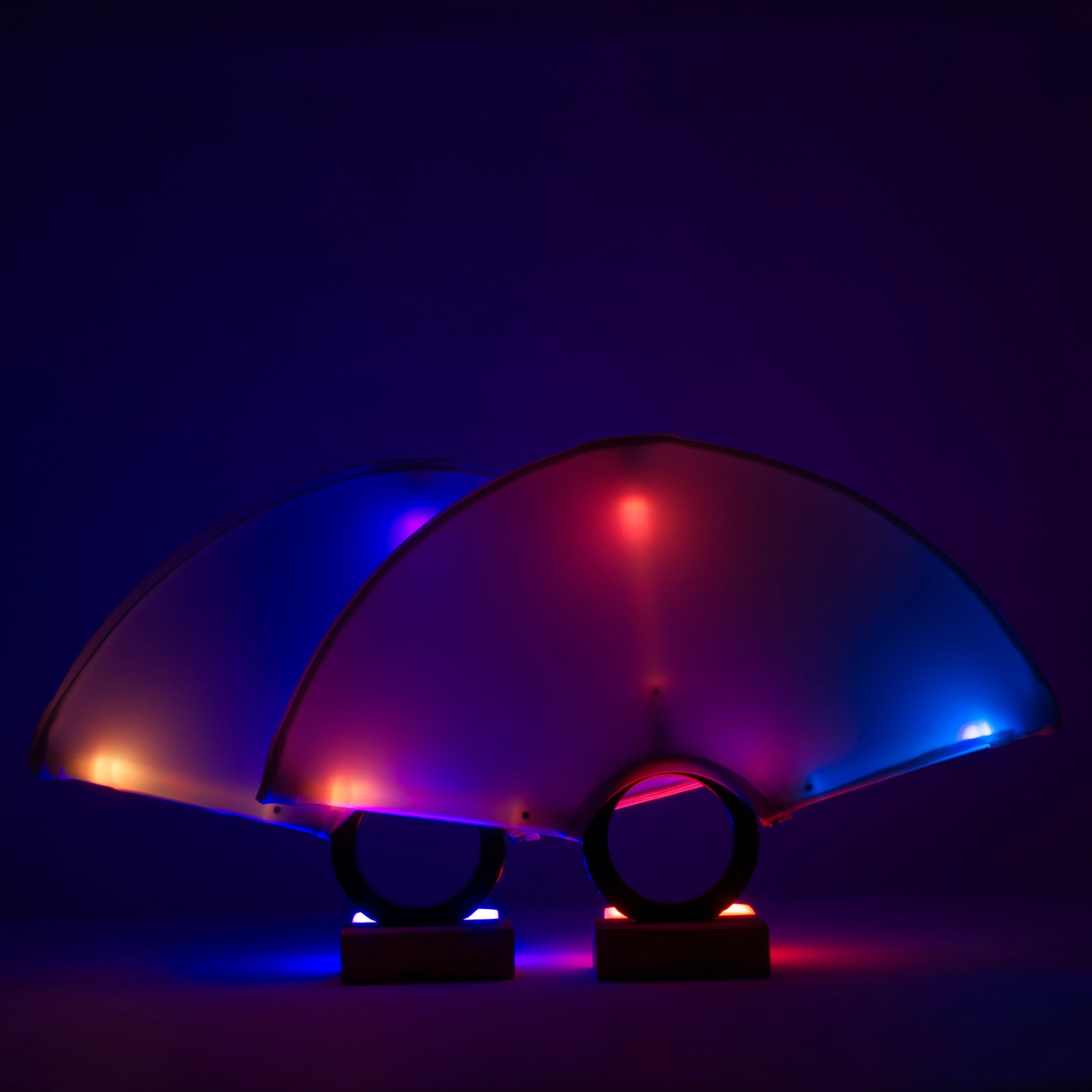 Halo LED Fans - Pair