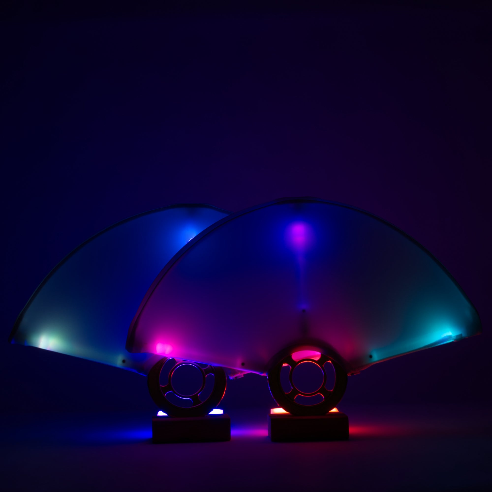 Halo LED Fans - Pair