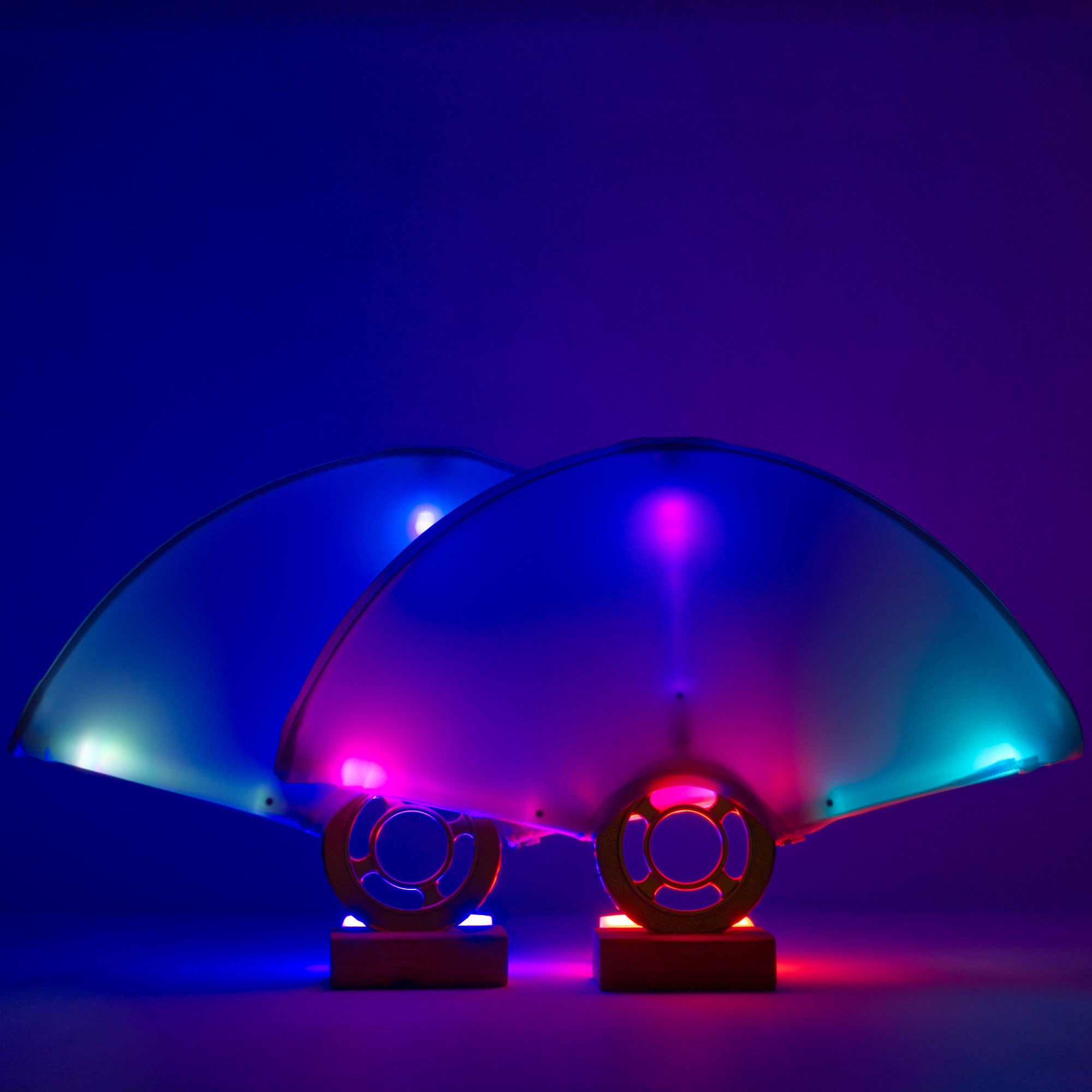 Halo LED Fans - Pair