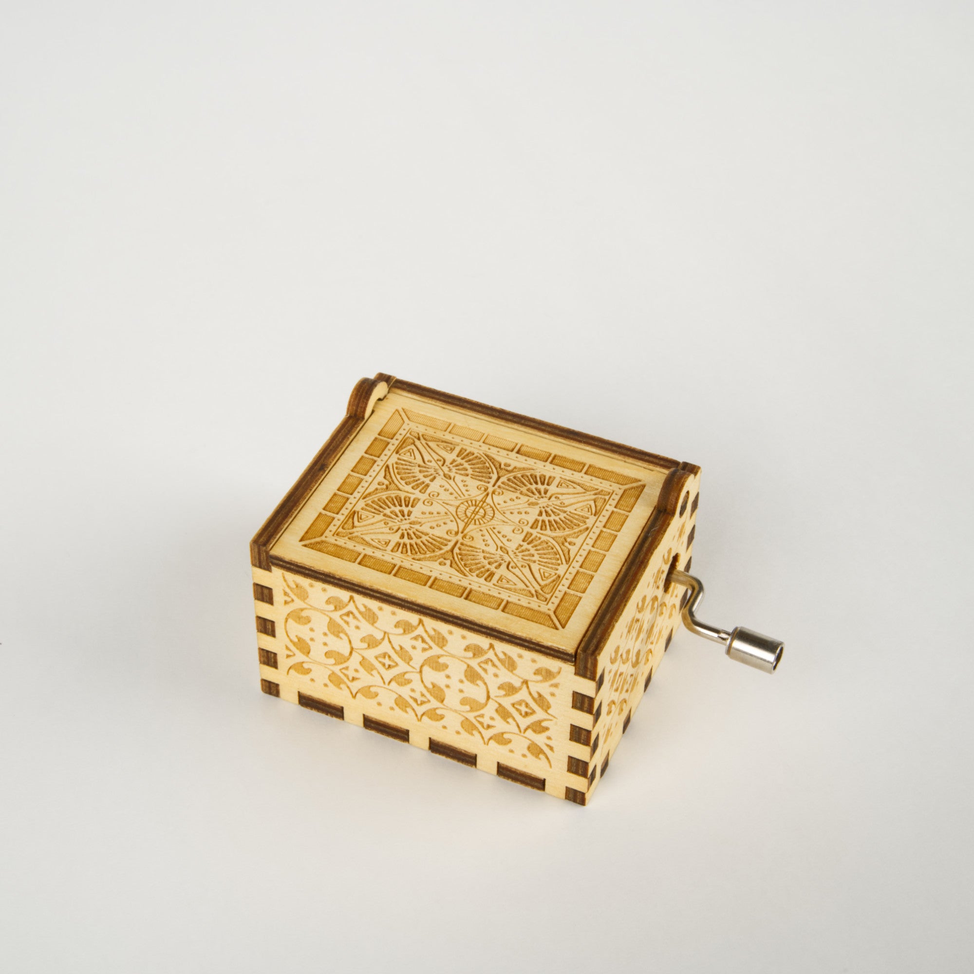 Wind-Up Music Box Wooden