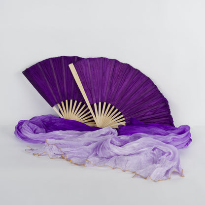 Silk Veil Fans Long - pair