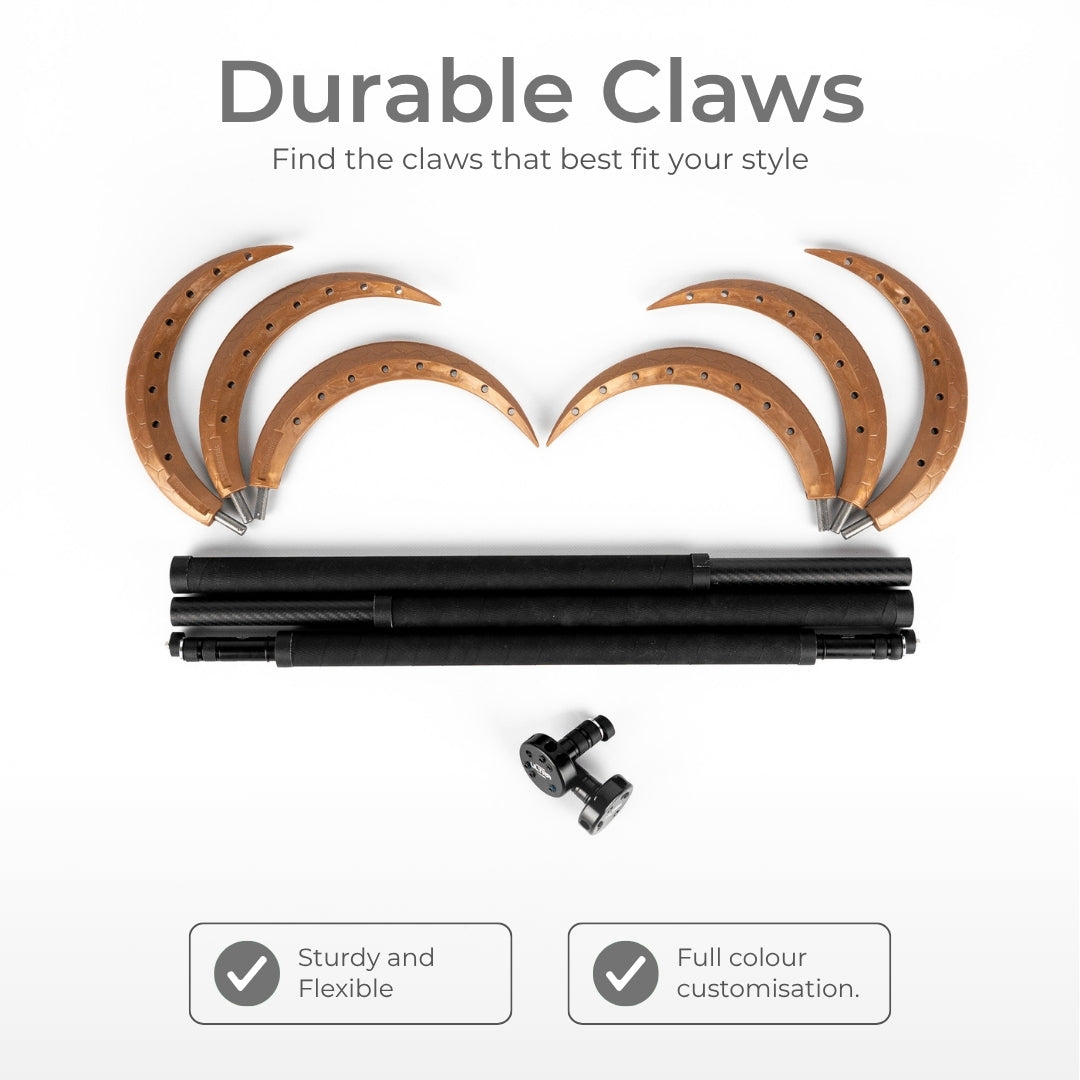 Dragon - Carbon Fibre - 6 Spoke Claws Kit