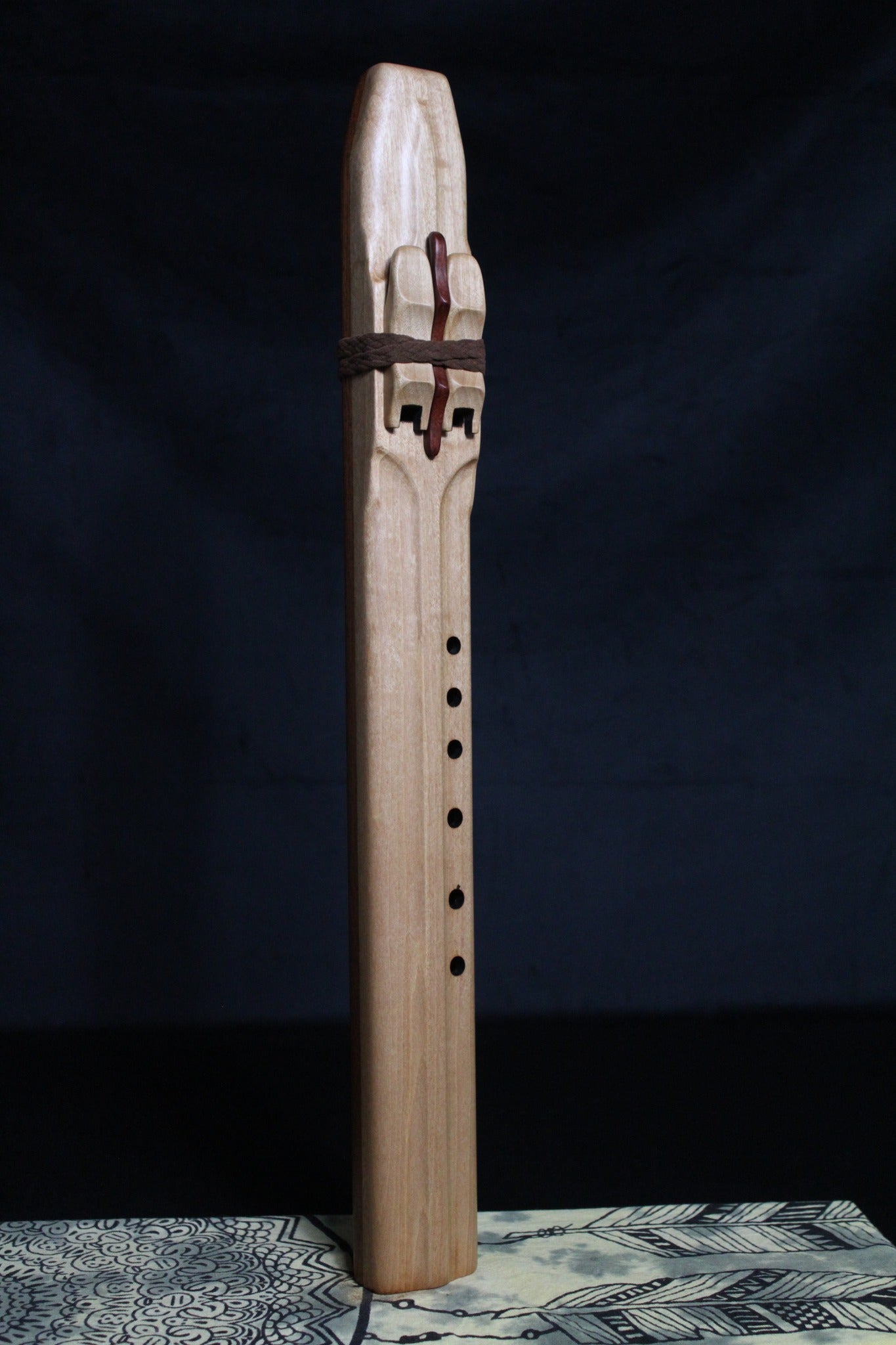 G Minor Rock Maple Drone Flute 432Hz