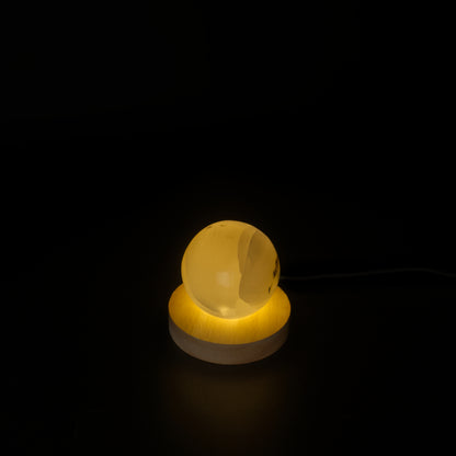 Selenite Crystal LED Lamp