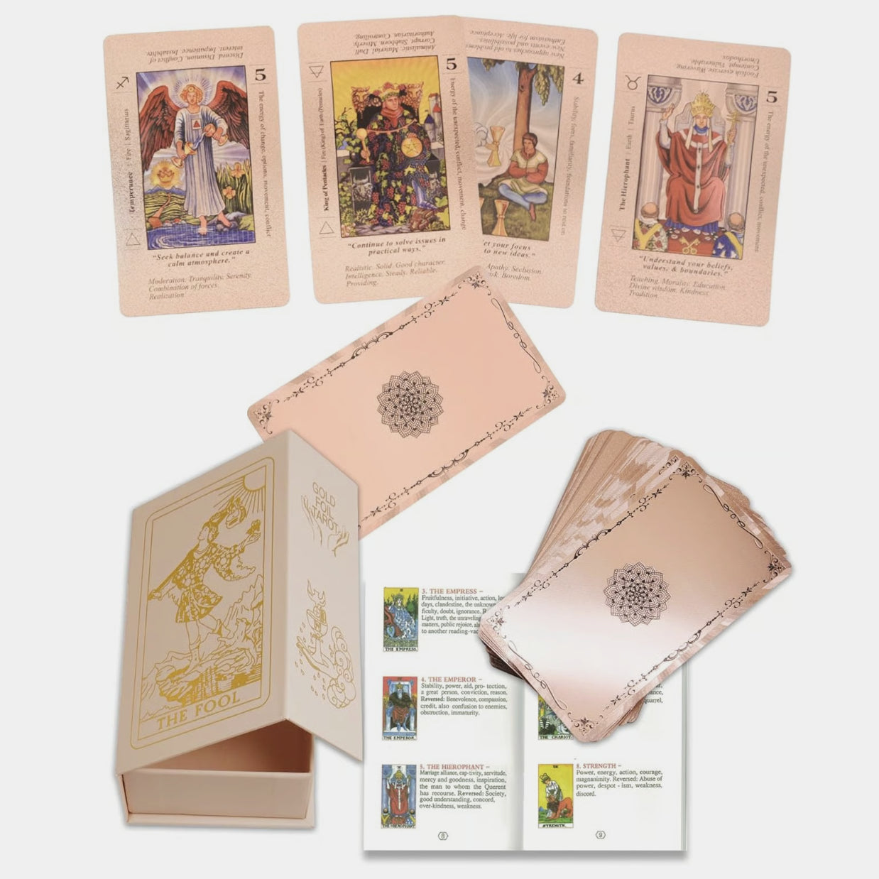Rose Gold Foil Tarot