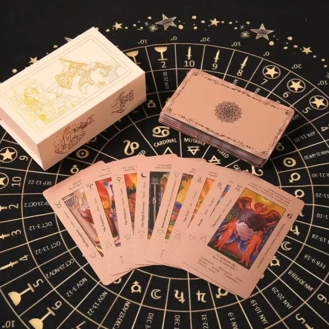 Rose Gold Foil Tarot