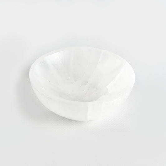 Selenite Round Bowl