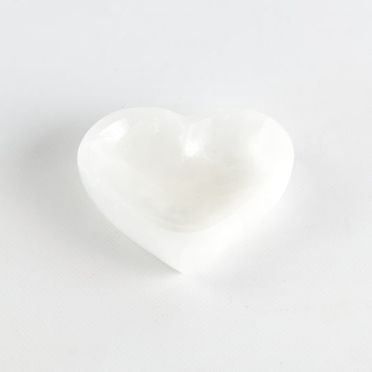 Selenite Heart Bowl