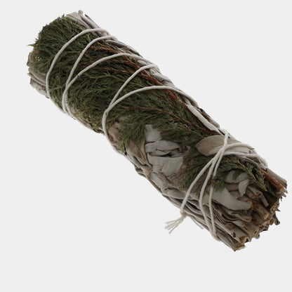 White Sage & Flowers Smudge Stick