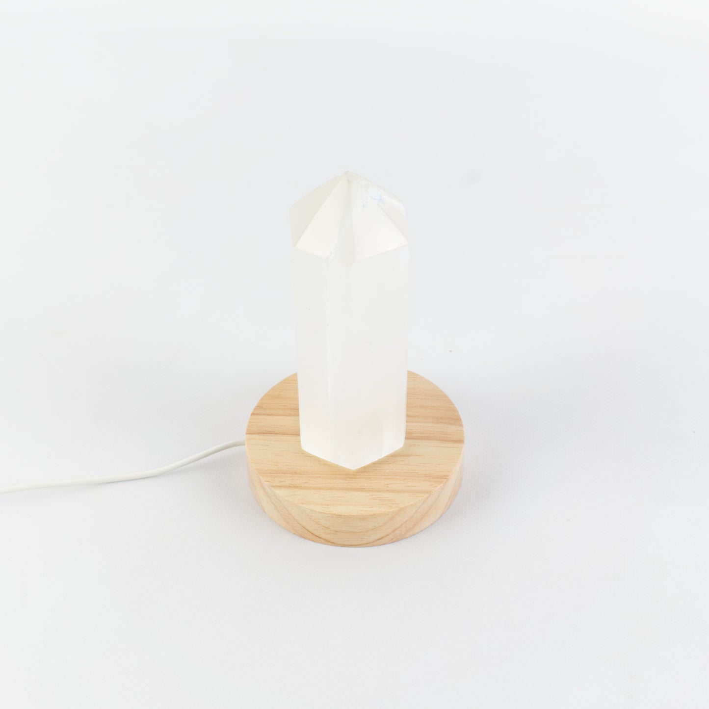Selenite Crystal LED Lamp