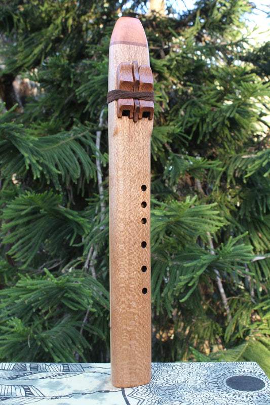 E Minor Silky Oak Drone Flute 528Hz