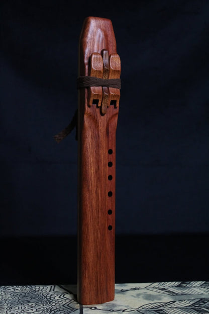High B Minor Rosewood Drone Flute 432Hz