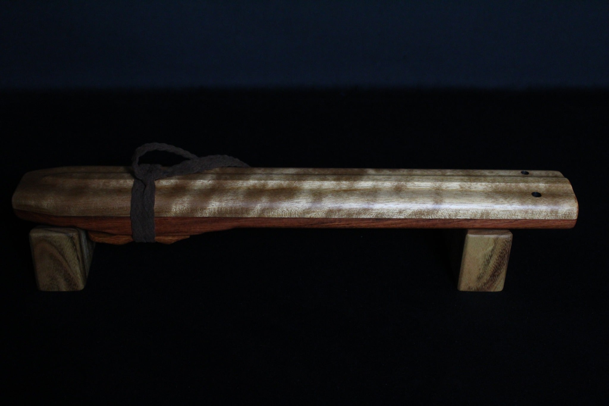 High B Minor Rosewood Drone Flute 432Hz