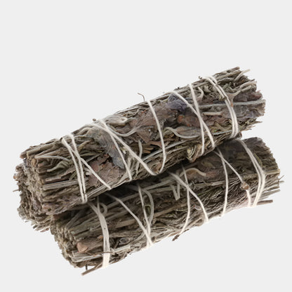 White Sage & Flowers Smudge Stick