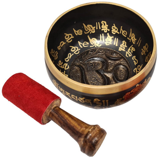 Om Mantra Tibetan Singing Bowl