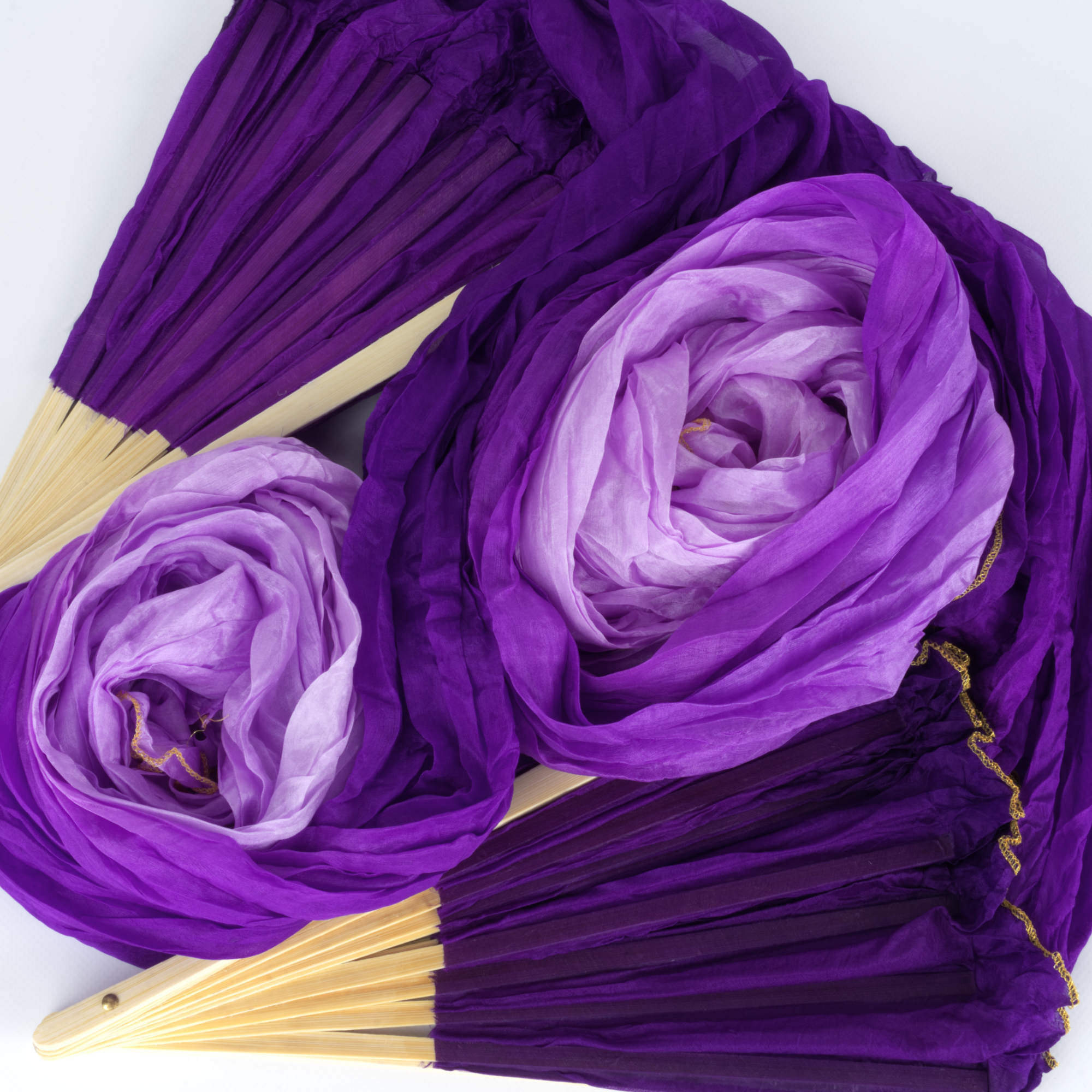 Silk Veil Fans Long - pair
