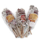 White Sage & Flowers Smudge Stick