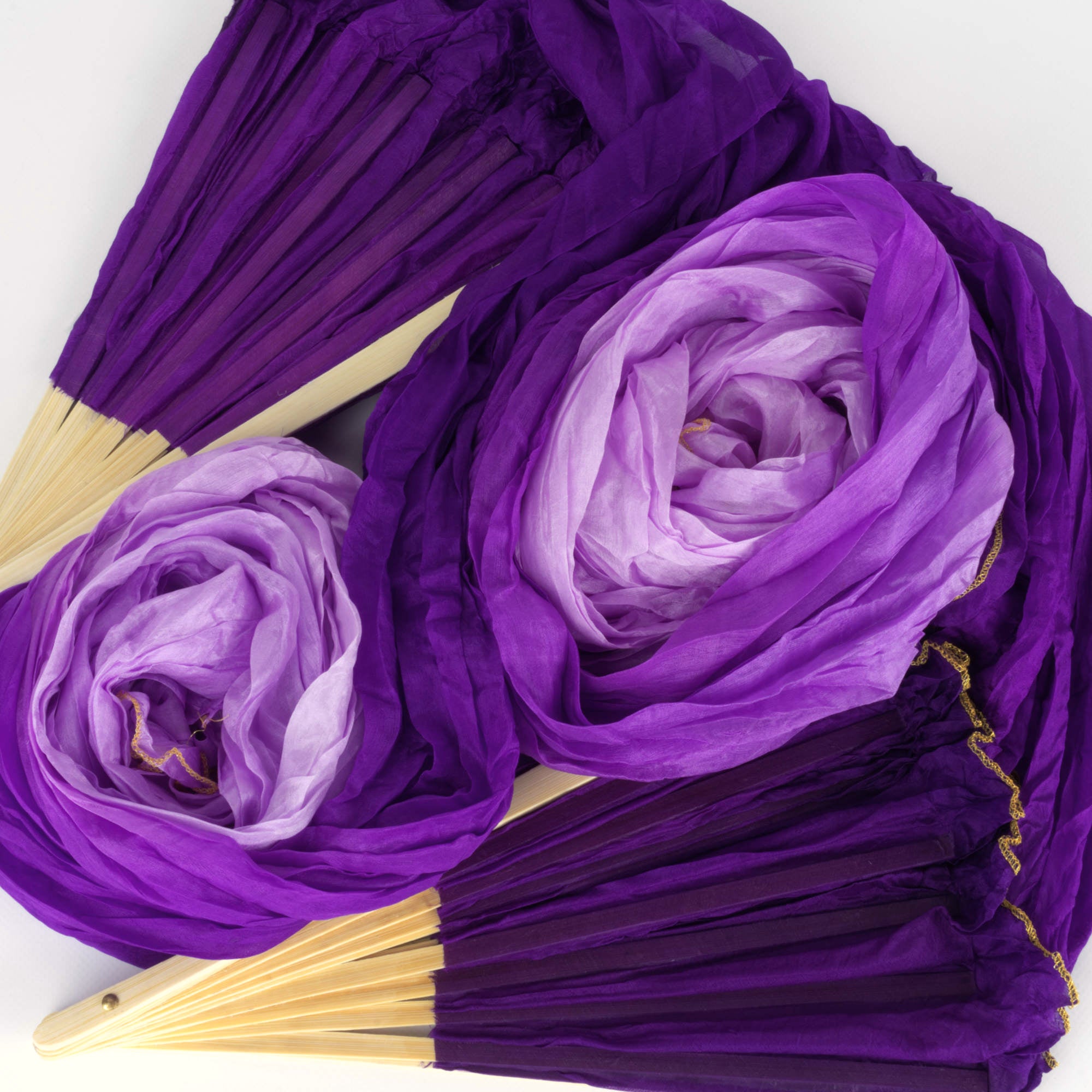 Silk Veil Fans Long - pair