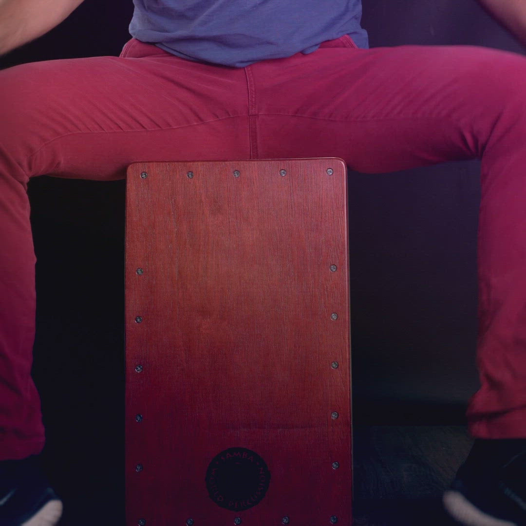 Load video: Samba Mahogany Cajon