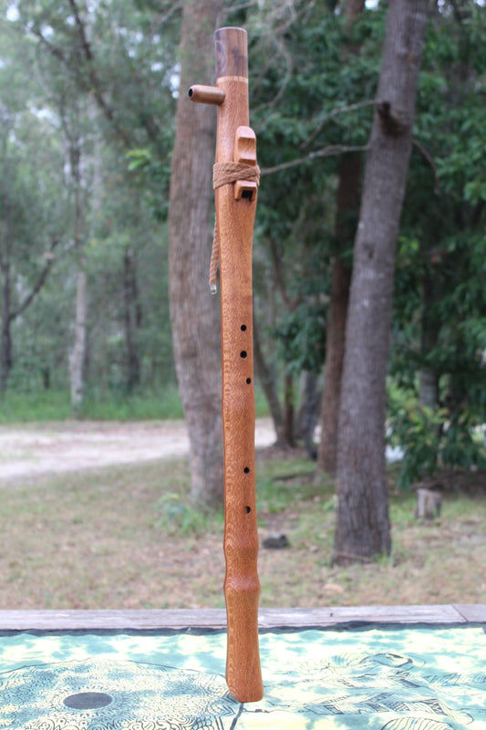 Low A# / Bb Minor Vintage Silky Oak Flute 432Hz