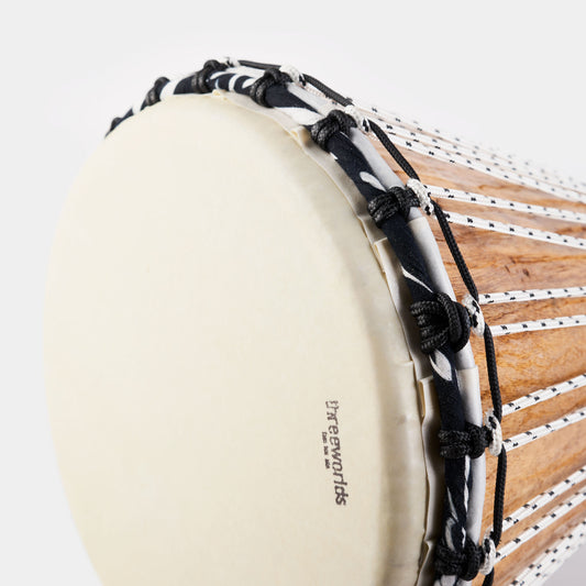 Threeworlds Djembe Drum Skin Flat Sheet - 50cm x 50cm