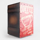 Vintage Coffee Cajon Drum Red