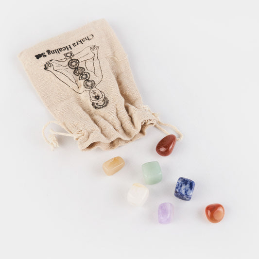 Chakra Healing Gemstone Set - Bag of 7