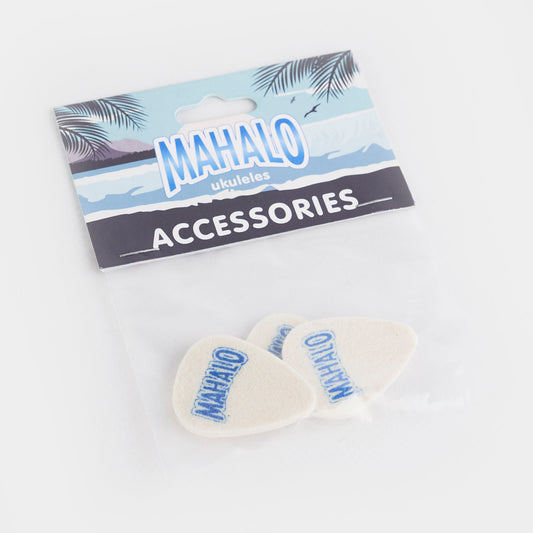 Mahalo Ukulele Felt Pick 3 Pack