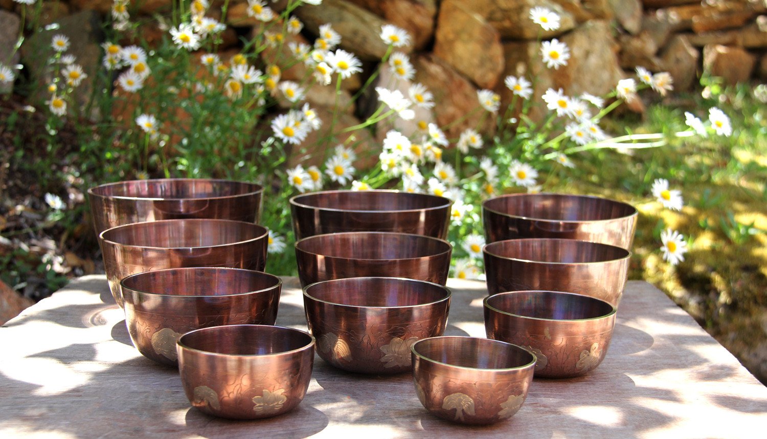 Deep Copper Ashtamangala Singing Bowl