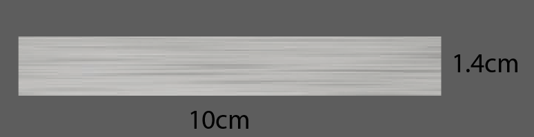 Fusion Plain Silver Marker Label - Thin