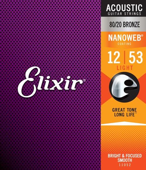 Elixir Acoustic Guitar Strings- 80/20 Bronze