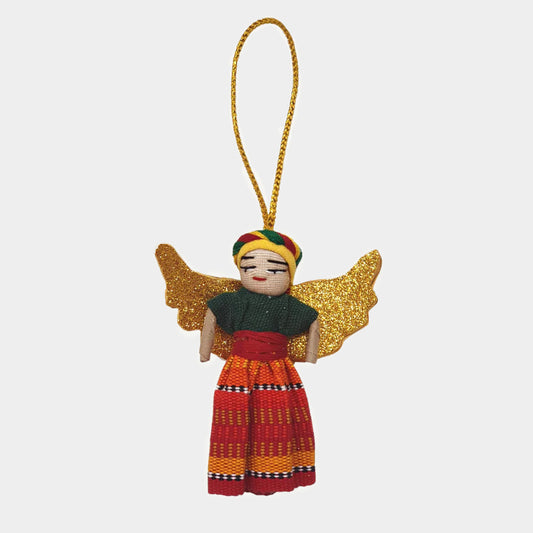 Guatemalan Worry Doll Christmas Angel