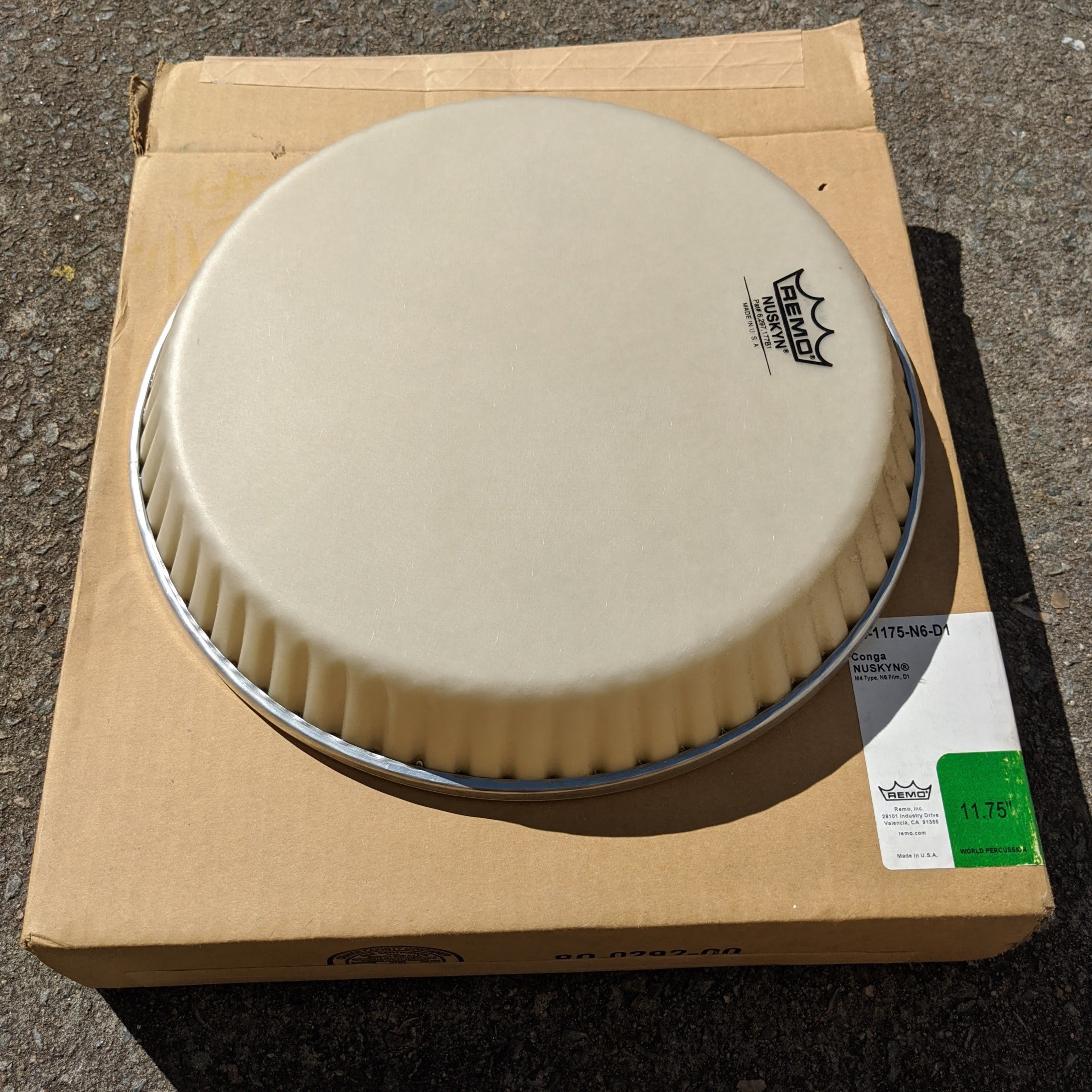 FINAL SALE - Remo Conga Nuskyn Drum Head 11.75"