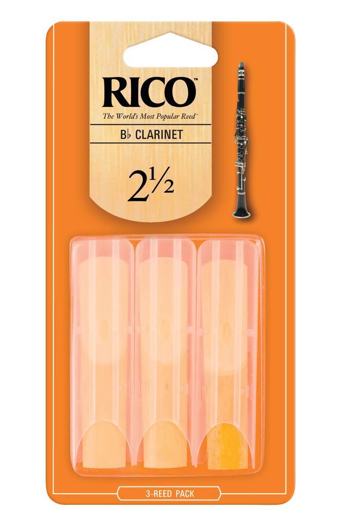 Musical Instruments/Wind - Rico Clarinet Reeds 3pack