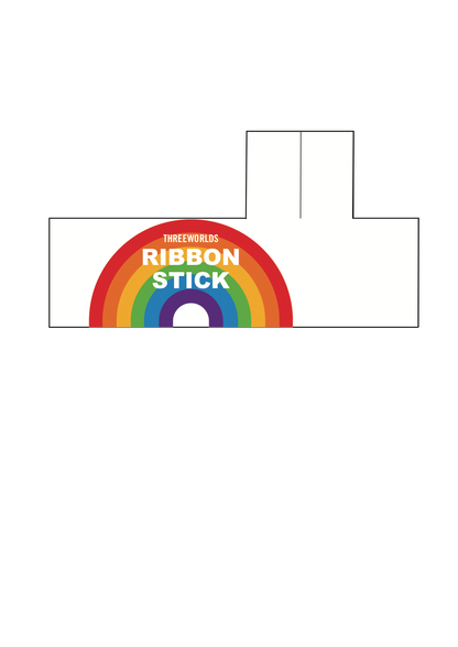 Rainbow Ribbon Stick Header