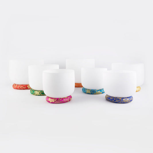 440Hz Chakras Crystal Singing Bowls - Set of 7